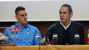 Calendario Napoli, c'è Milik alla presentazione