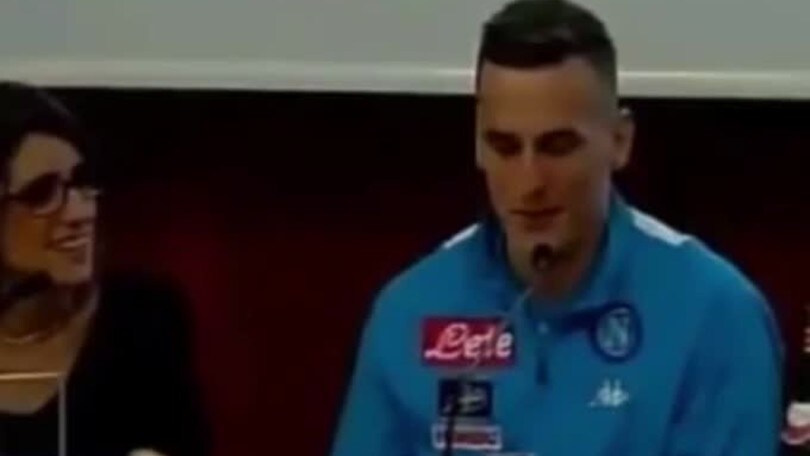 Milik: "Mertens? Sta giocando molto bene"