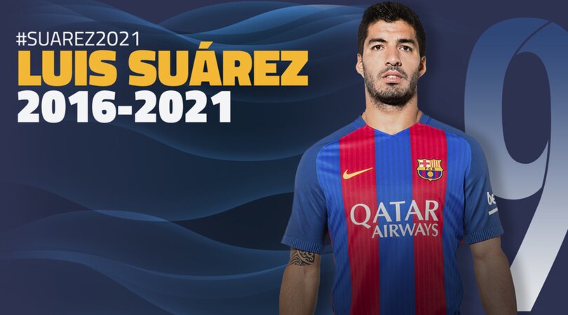 Barcellona, Suarez rinnova con clausola da 200 milioni
