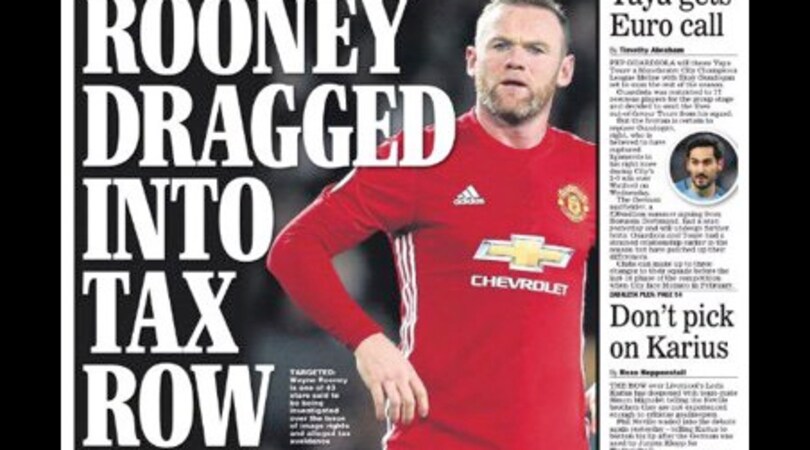 Altro scandalo in Inghilterra: «Rooney ha evaso le tasse»