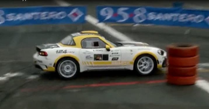 Abarth 124 Rally, lo Scorpione da 300 cavalli in pista