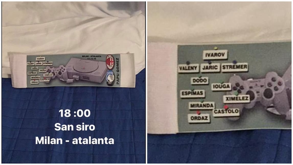 Papu Gomez, la fascia speciale da vero appassionato di Pes