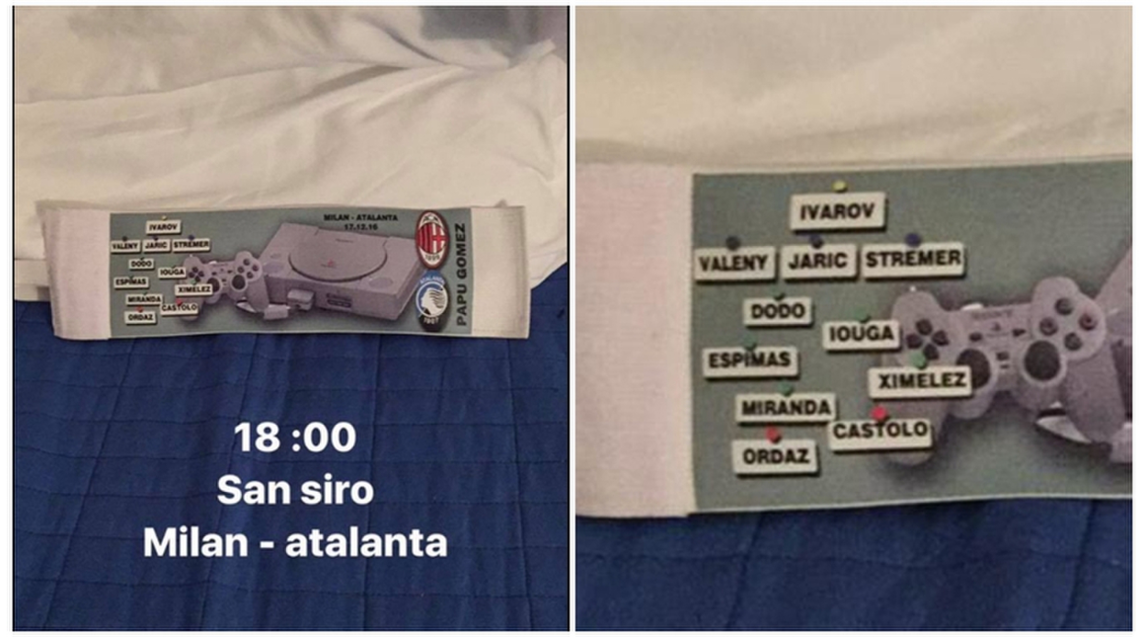 Papu Gomez, la fascia speciale da vero appassionato di Pes