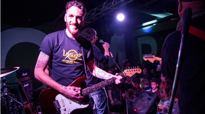 Non solo calcio per Gonzalo Rodriguez: suona con la sua band a Firenze