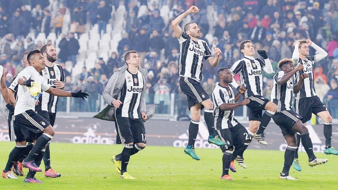 Juventus regina d'Europa: 100 punti nel 2016, Roma e Napoli nella top 5