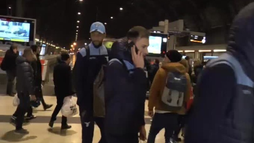 La Lazio arriva a Milano