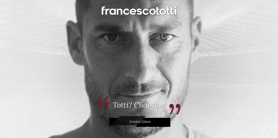 Roma, eterno Totti: online il nuovo sito del capitano
