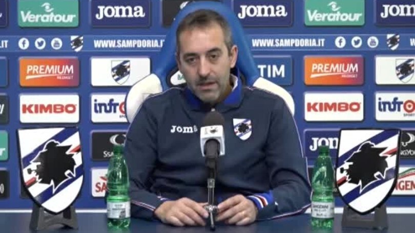 Giampaolo: "Eventuale vittoria chiuderebbe girone d'andata ottimo"