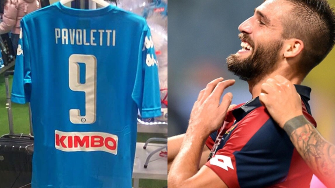 A Napoli spunta già la maglia di Pavoletti