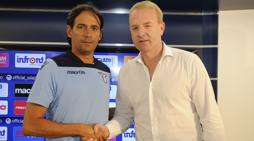 Lazio, Tare blinda Inzaghi: «Ha un lungo contratto con noi»