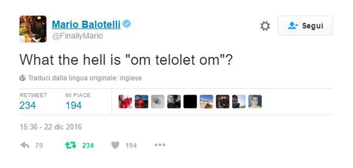 Om Telolet Om: il meme incomprensibile per Nainggolan e Balotelli