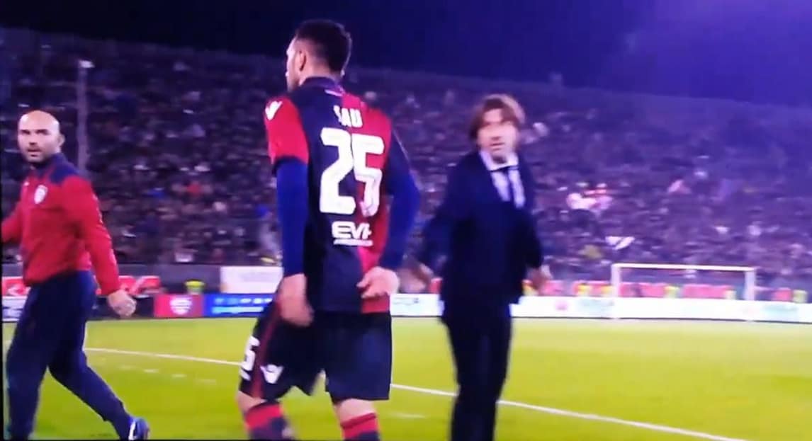 Cagliari, Sau come Pellè: niente saluto a Rastelli dopo il cambio