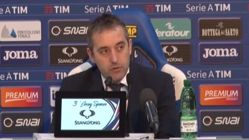 Giampaolo: "Era una partita difficile"
