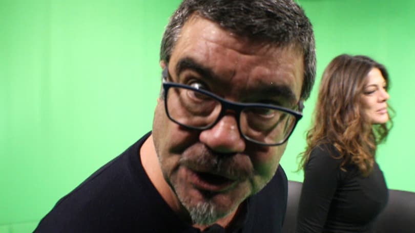 Francesco Pannofino e Emy Bergamo ospiti al Corriere dello Sport, il backstage