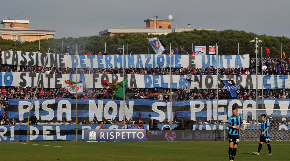 Pisa-Spezia, lo spettacolo dell'Arena Garibaldi