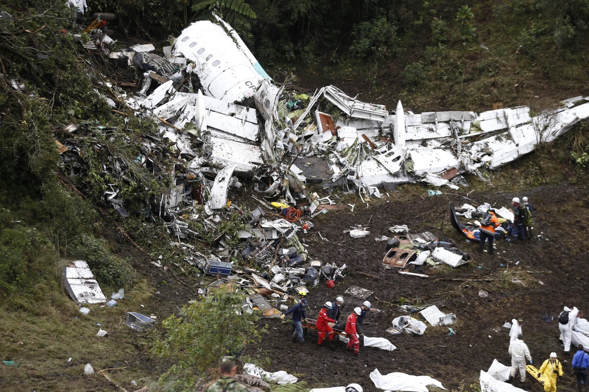L'aereo della Chapecoense caduto perché era finita la benzina