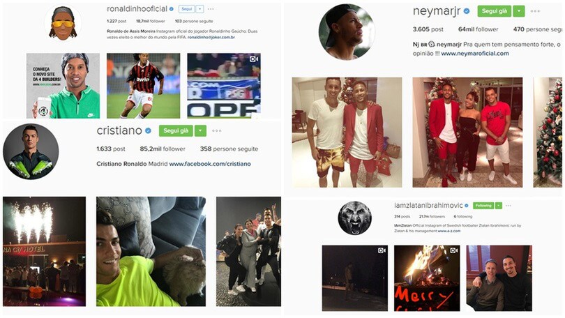 Instagram, ecco i 10 atleti più seguiti