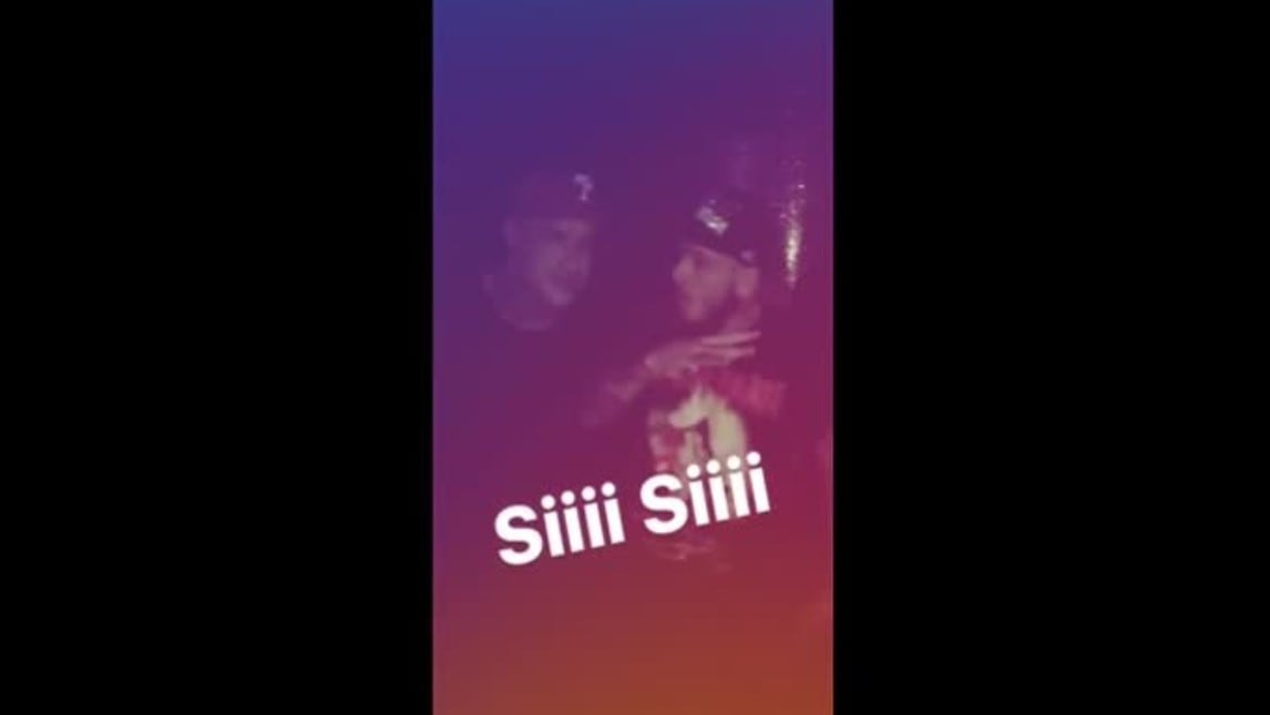 Nainggolan, festa a Dubai con i fratelli Thereau