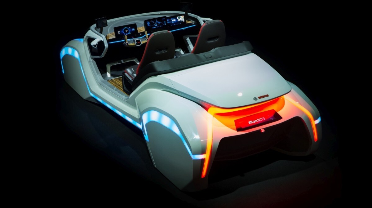 Bosch, il futuro della mobilità racchiuso in una concept car