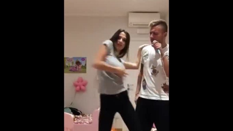 Immobile e Jessica, il balletto 'accelerato' con Justin Bieber