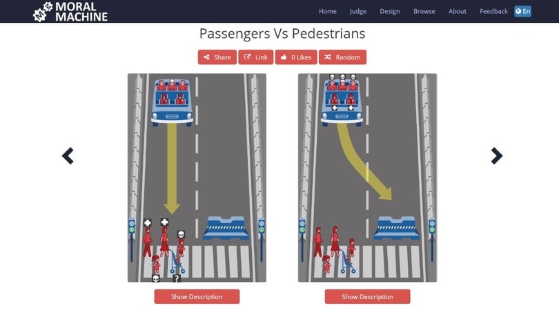 Moral Machine, la guida autonoma e il problema etico