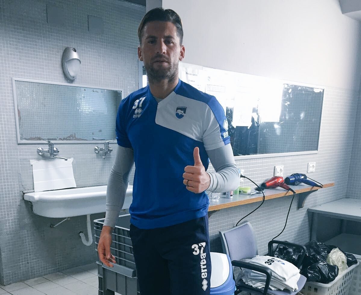 Pescara, per Stendardo primo allenamento con Oddo