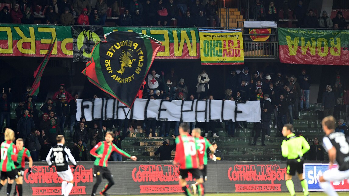 Ternana in crisi: nuovo ko e contestazione dei tifosi