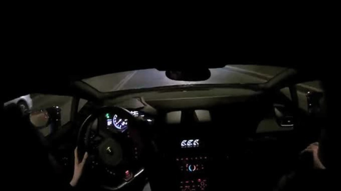 Lamborghini Huracan Spyder sulle strade de La grande bellezza