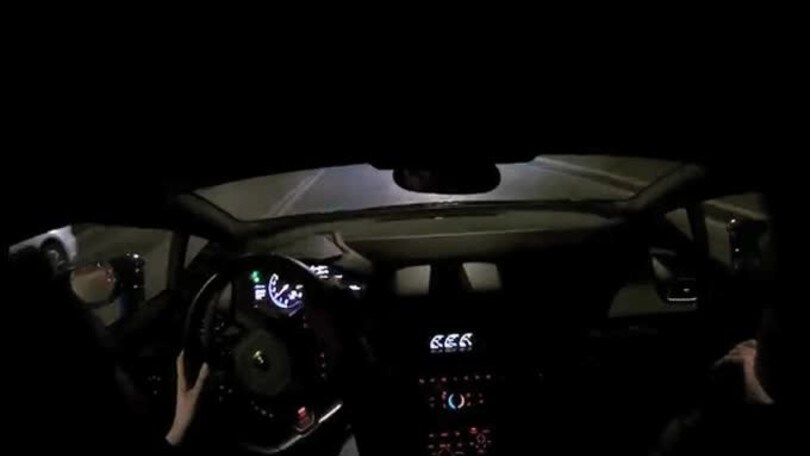 Lamborghini Huracan Spyder sulle strade de La grande bellezza