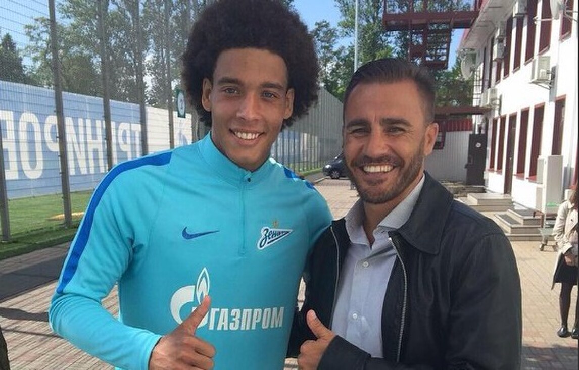 Witsel e Cannavaro insieme, il feeling è di lunga data