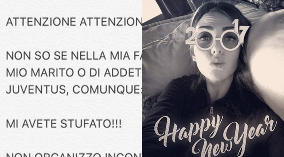 La moglie di Bonucci non ne può più e si sfoga sui social