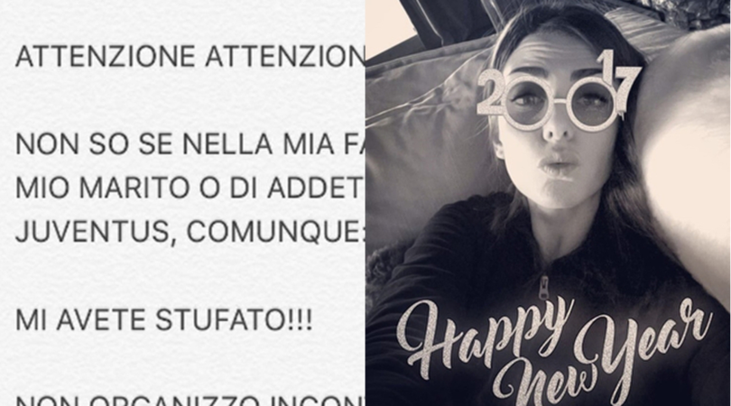 La moglie di Bonucci non ne può più e si sfoga sui social
