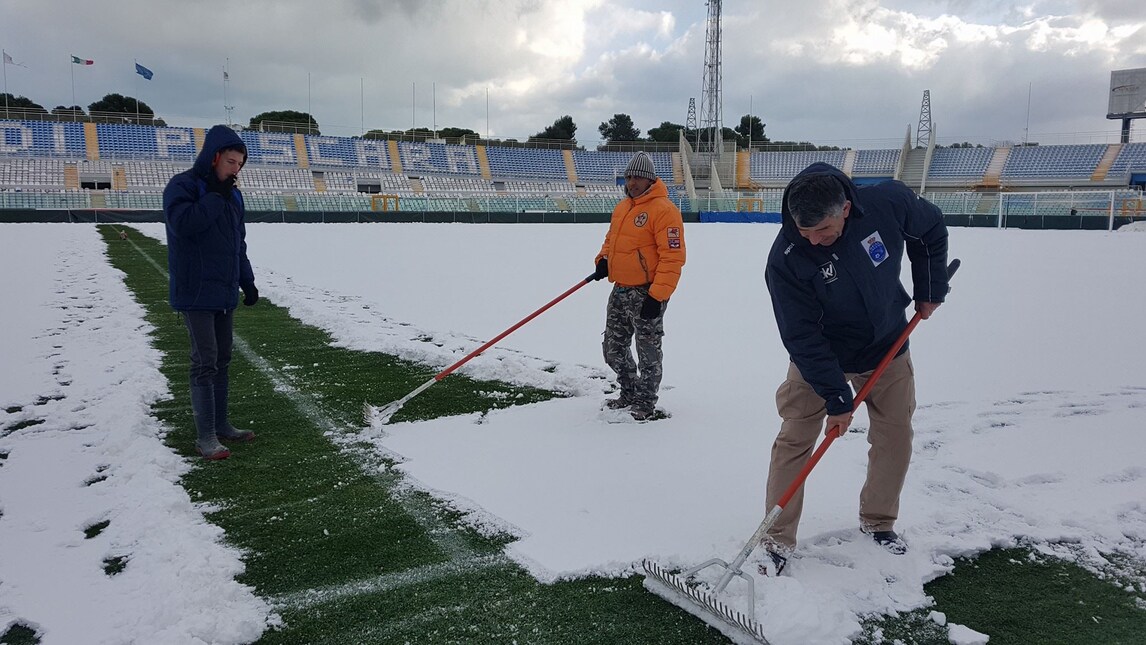Maltempo, Pescara-Fiorentina è stata rinviata