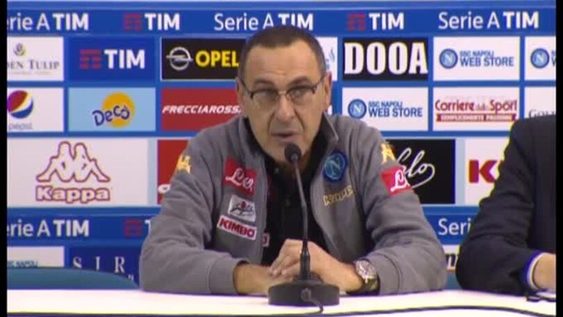 Sarri: "Arbitro? Anche noi scontenti di lui"