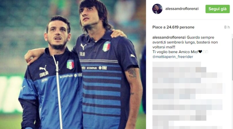 Florenzi consola Perin: «Guarda sempre avanti!»