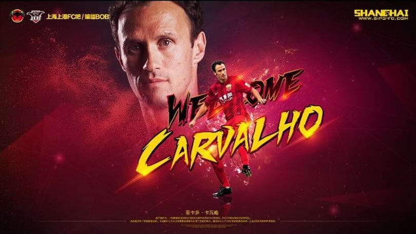 Cina: Ricardo Carvalho firma per lo Shanghai Sipg