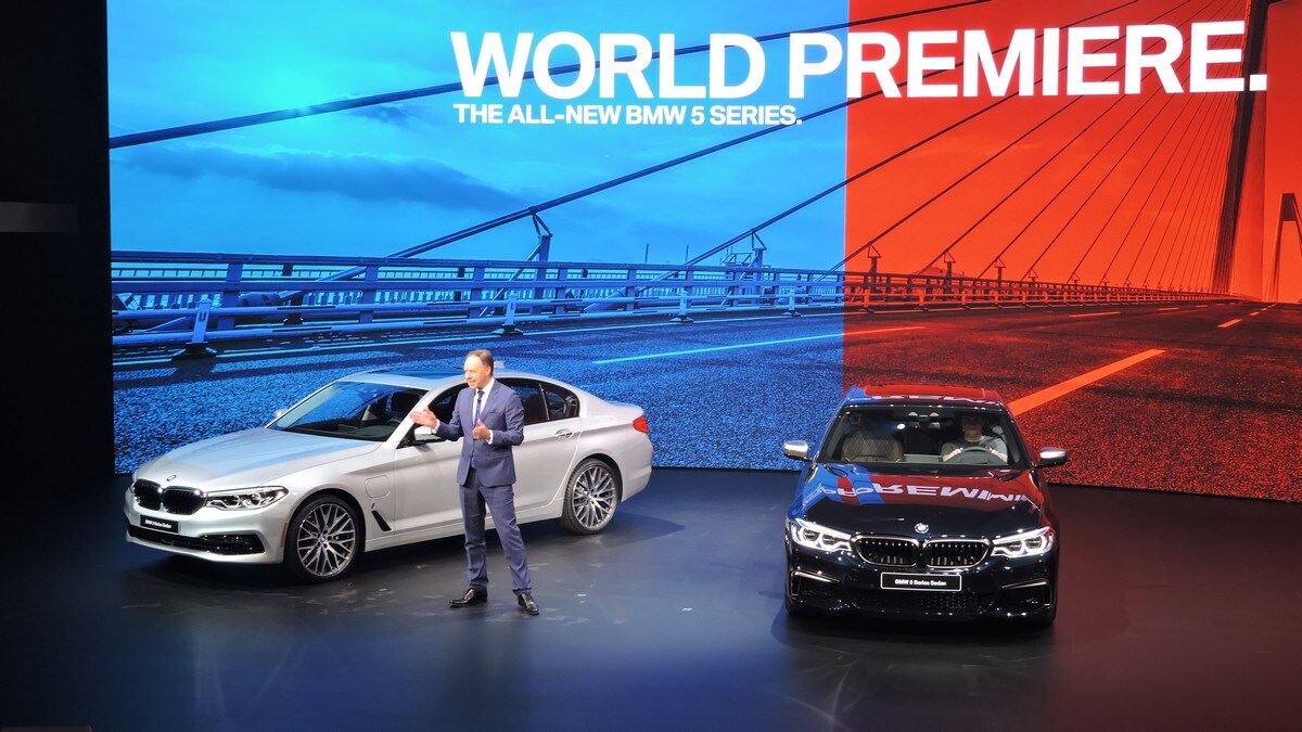 Detroit live, la nuova BMW Serie 5