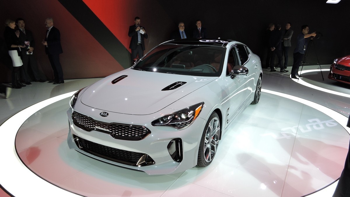 Detroit live, Kia Stinger GT l'ammiraglia da 370 CV