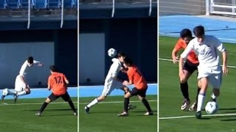 La "lambretta" del figlio di Zidane è TOP