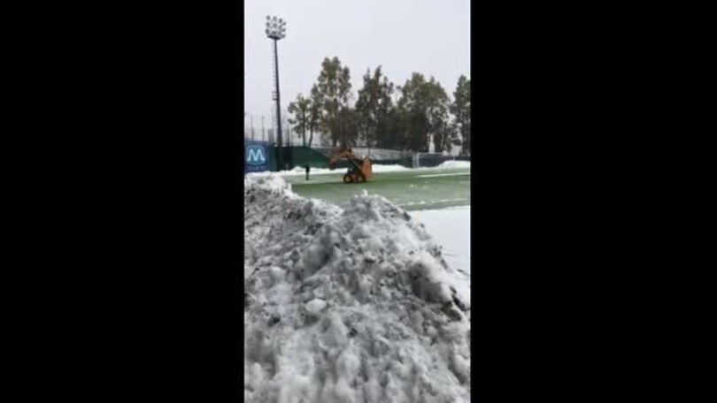 Pescara, Oddo "allena" ancora la neve