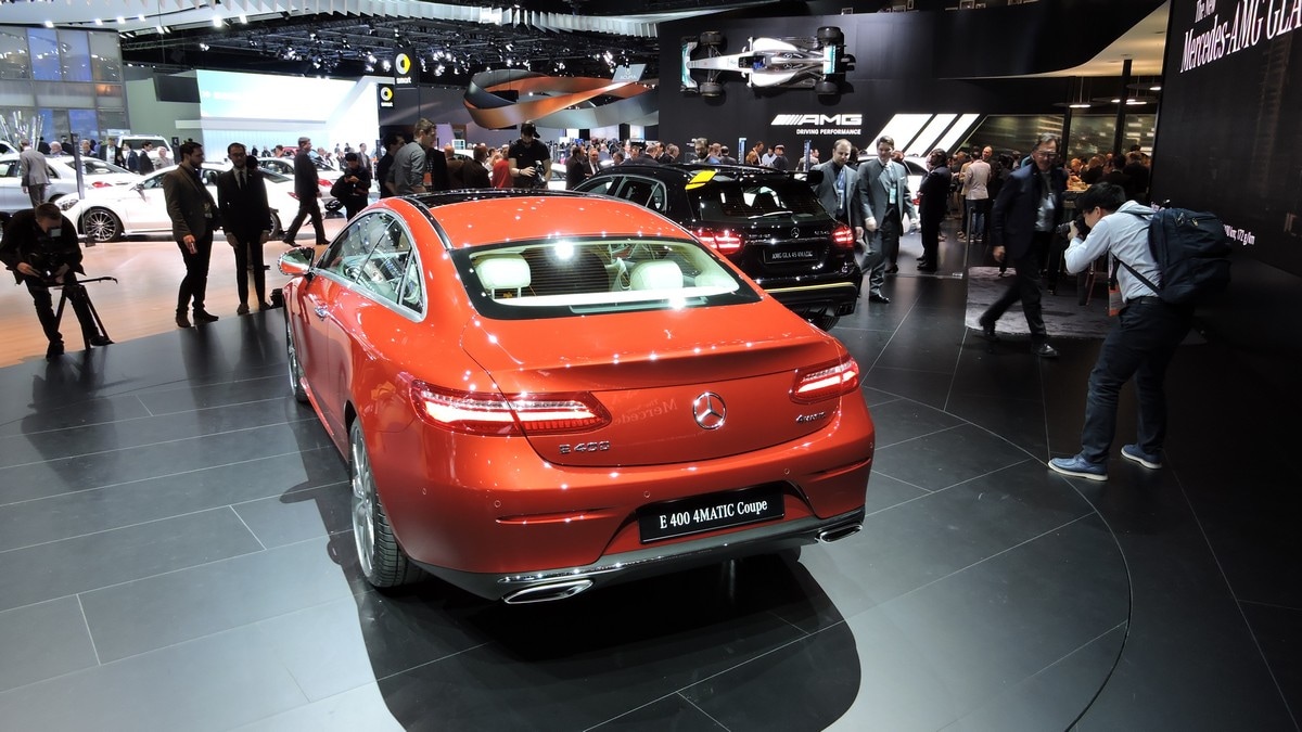 Detroit Live, Mercedes E Coupé, first class