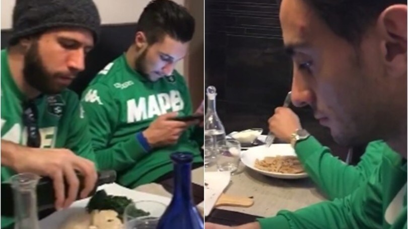 Cosa mangiano i giocatori del Sassuolo?