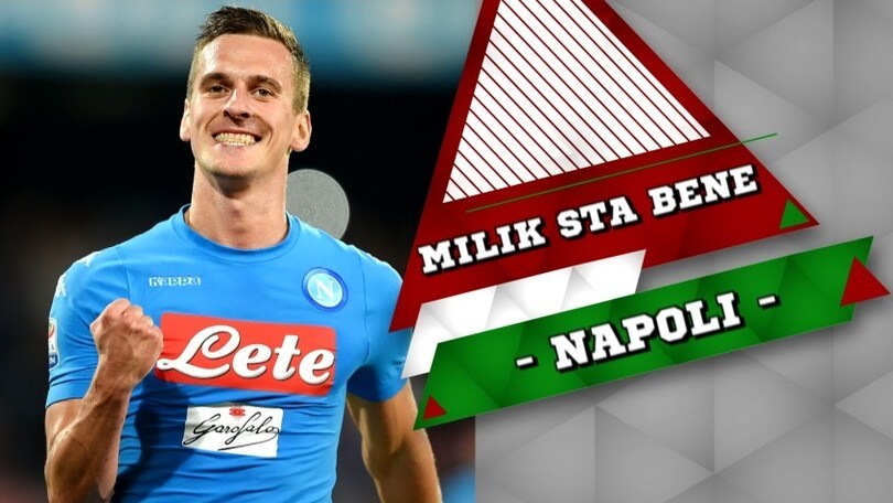 Napoli, Milik può tornare ad allenarsi