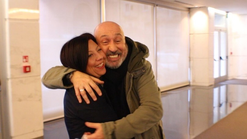 Maurizio Battista al Corriere dello Sport.it, il backstage