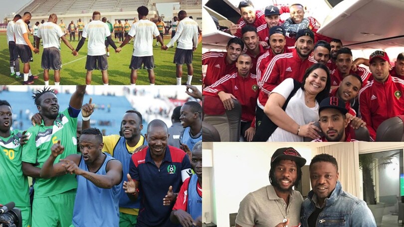 Coppa d'Africa sui social ecco le foto più curiose pubblicate dai calciatori