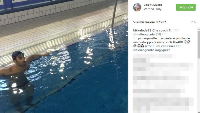 La Pellegrini si improvvisa coach, in acqua c'è anche Magnini