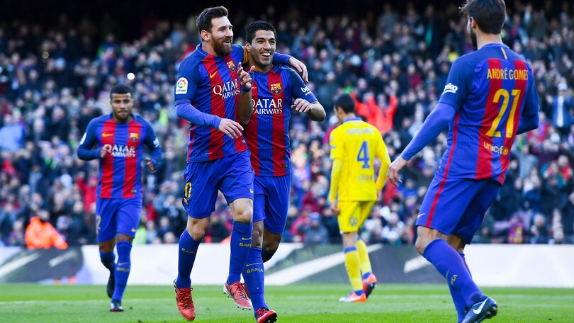 Liga, il Barcellona spazza via il Las Palmas