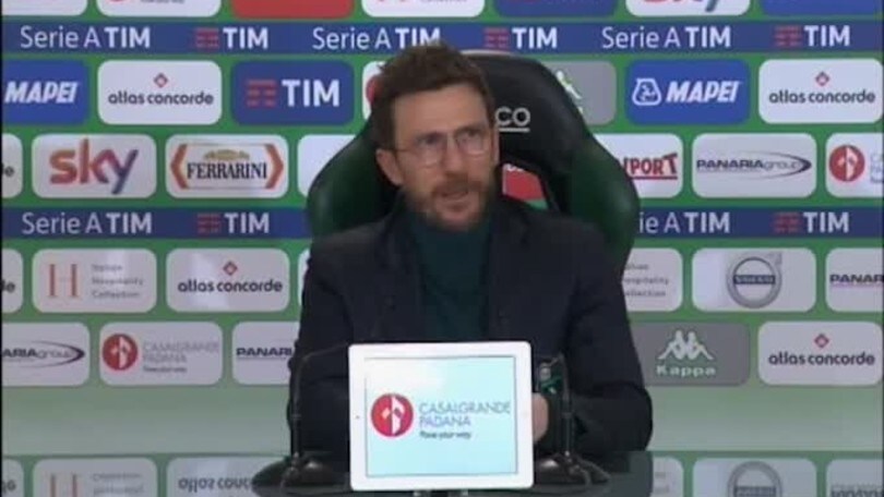 Di Francesco: "Soddisfatto della mia squadra"