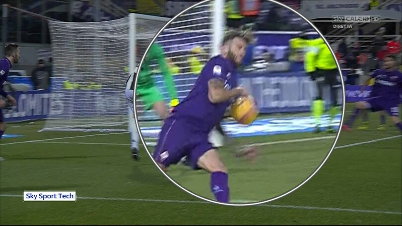 Fiorentina-Juventus, Rodriguez di braccio: era rigore