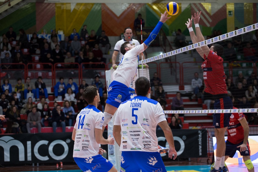 Volley: A2 Maschile Girone Blu, Spoleto batte Cantù e allunga